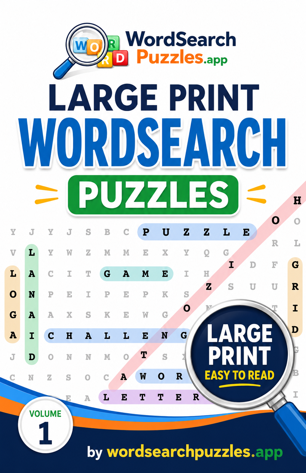 Large Print Word Search Puzzles Volume 1